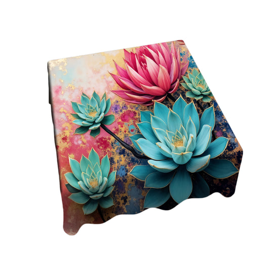 Protea & Succulent Oasis Square Tablecloth