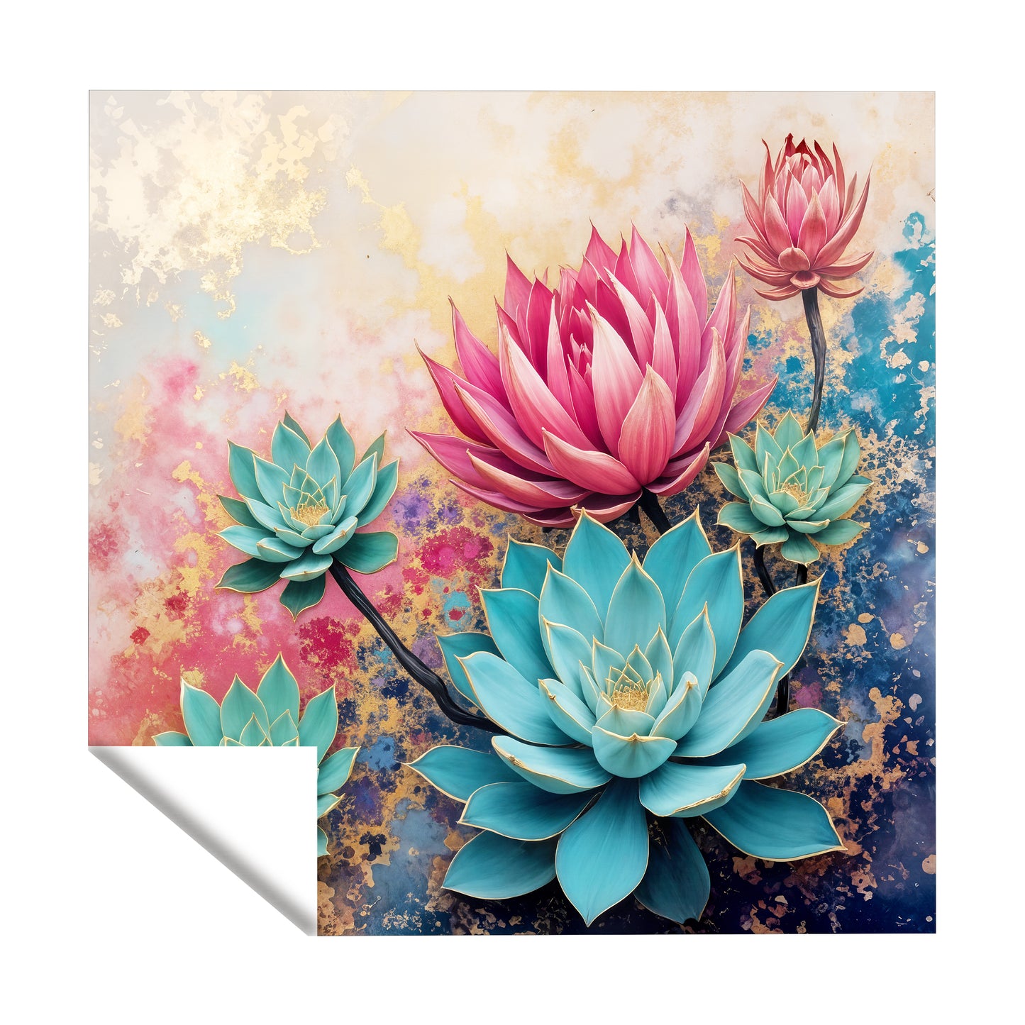 Protea & Succulent Oasis Square Tablecloth