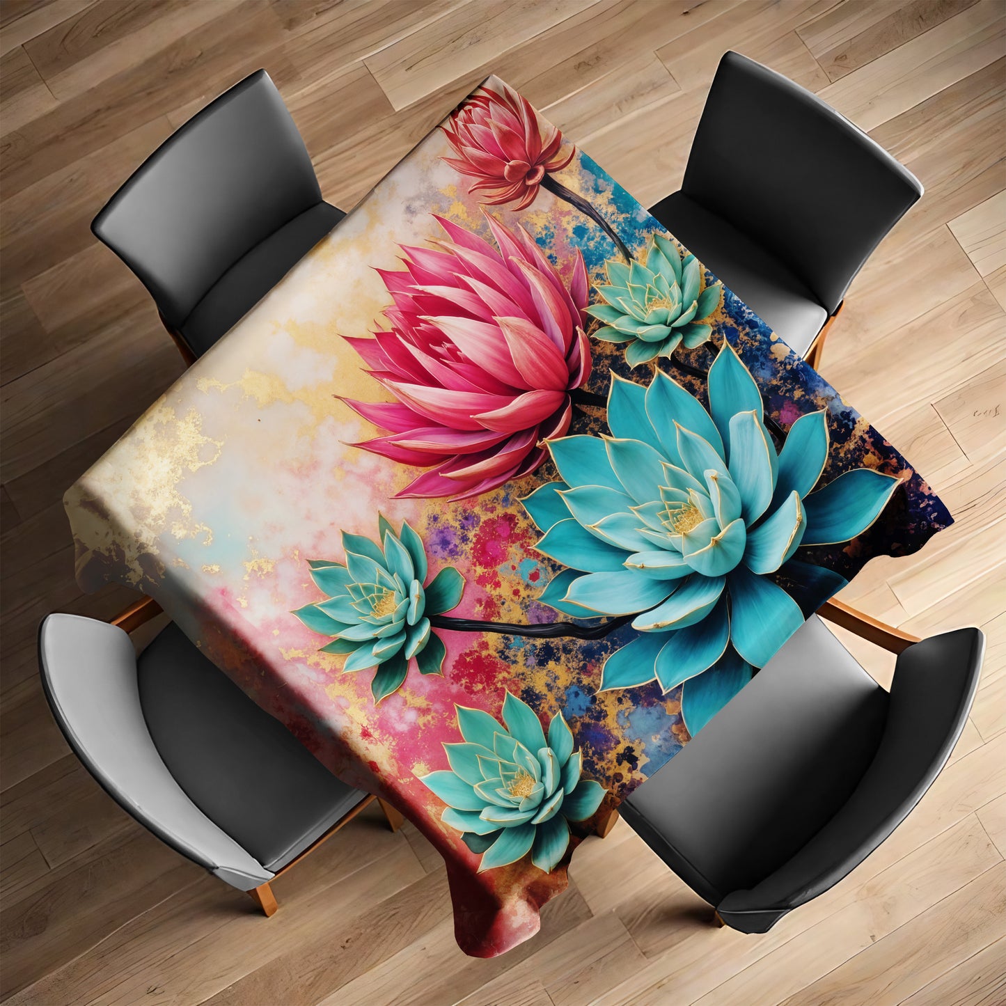 Protea & Succulent Oasis Square Tablecloth