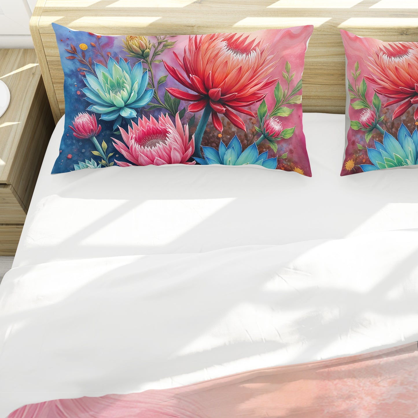 Protea & Succulent Petalscape Duvet Cover Set