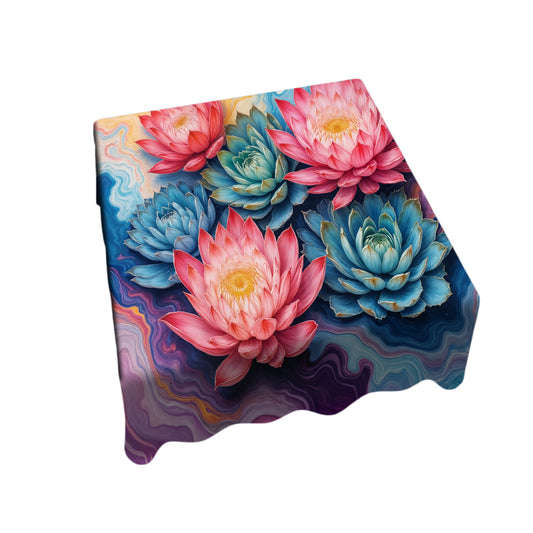 Protea & Succulent Petalwave Square Tablecloth