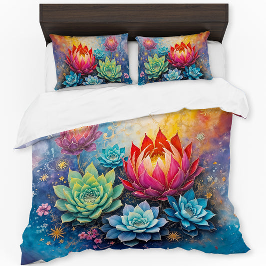 Protea & Succulent Radiance Duvet Cover Set