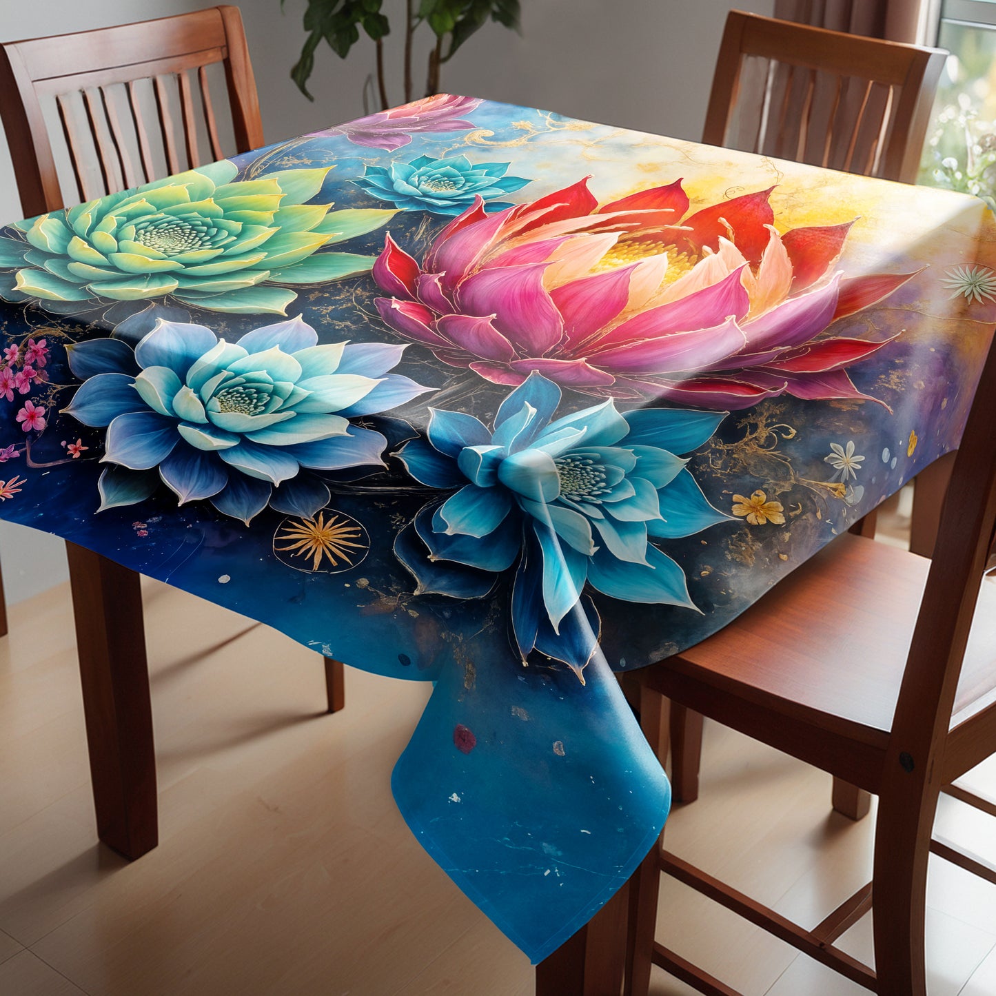Protea & Succulent Radiance Square Tablecloth