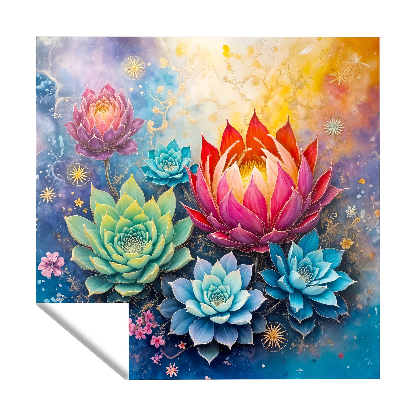 Protea & Succulent Radiance Square Tablecloth