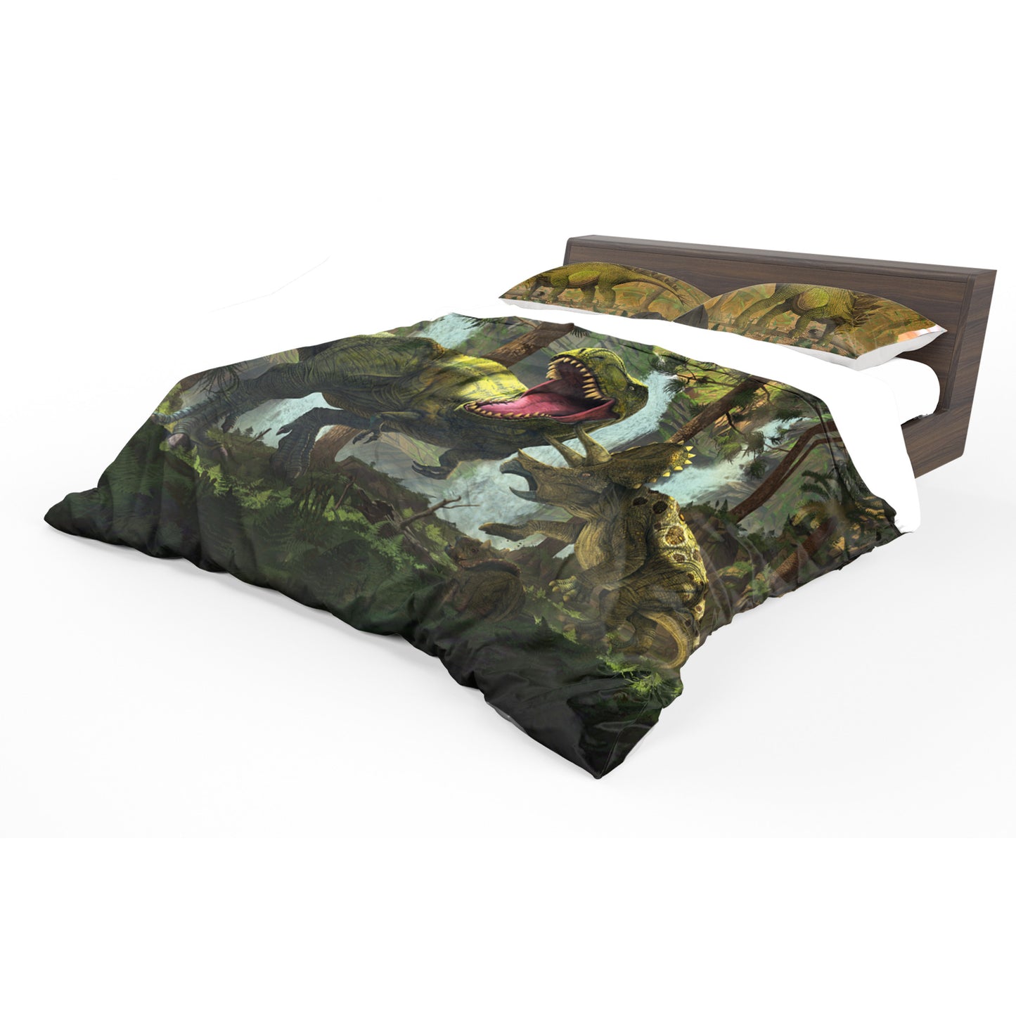 Protection & Stegosaurus Duvet Cover Set By Vincent Hie