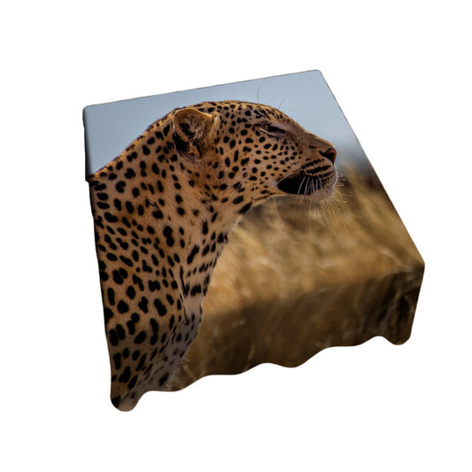 Prowling the Savannah Square Tablecloth By Annette Heymans