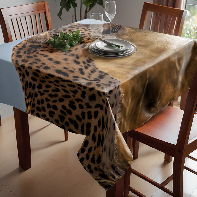 Prowling the Savannah Square Tablecloth By Annette Heymans