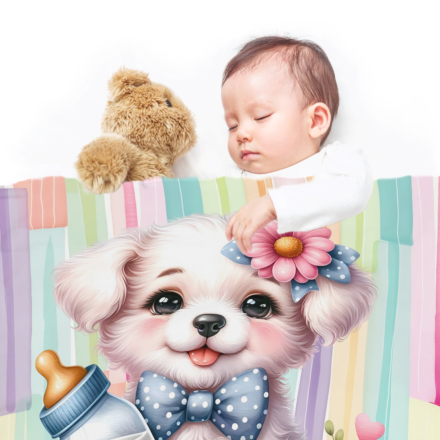 Puppy Dreams Baby Fleece Blanket