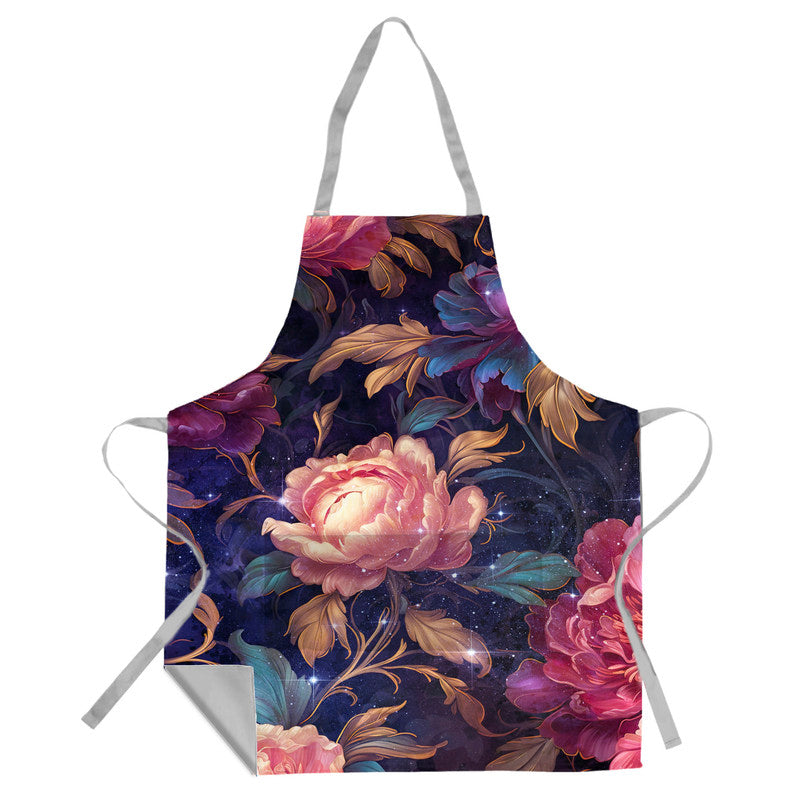Purple Rose Lace Apron