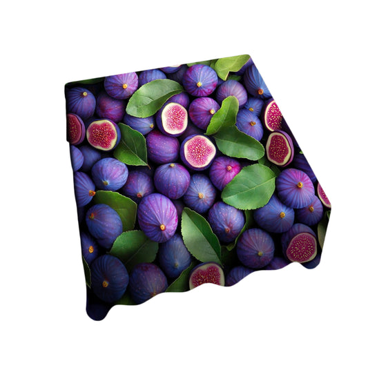 Purple Figs Square Tablecloth