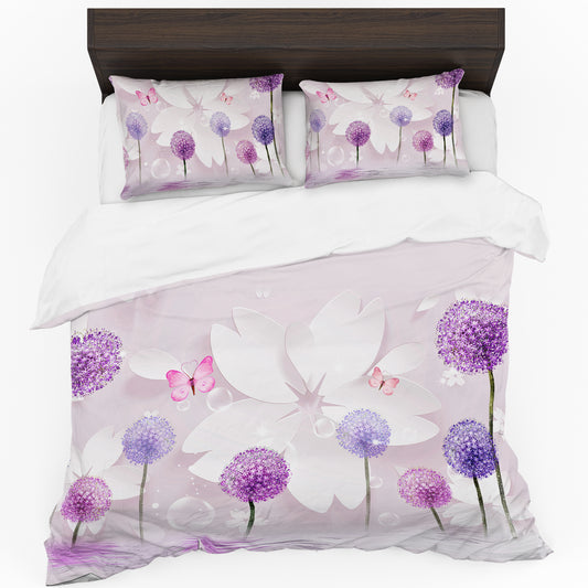 Purple Shadows Duvet Cover Set