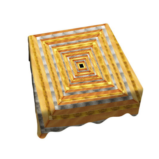 Pyramid Hallway Square Tablecloth