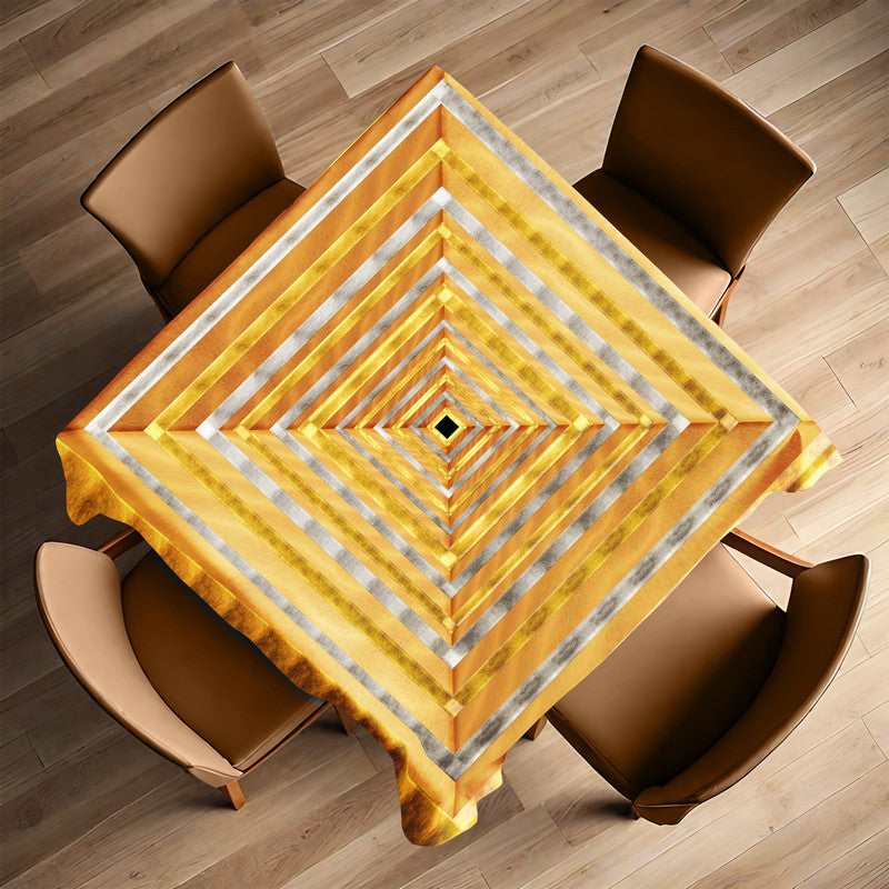 Pyramid Hallway Square Tablecloth