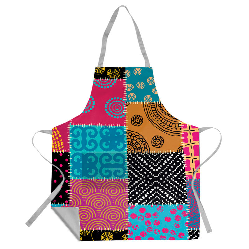 Quilt Pattern Medium Length Apron