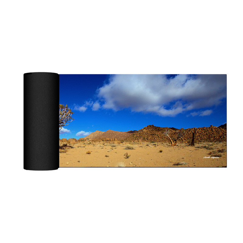 Quiver tree Valley Large Desk Pad By Annette Heymans
