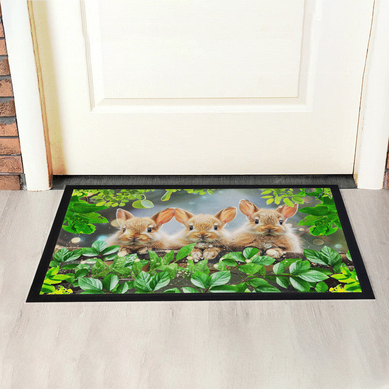 Rabbit Forest Door Mat