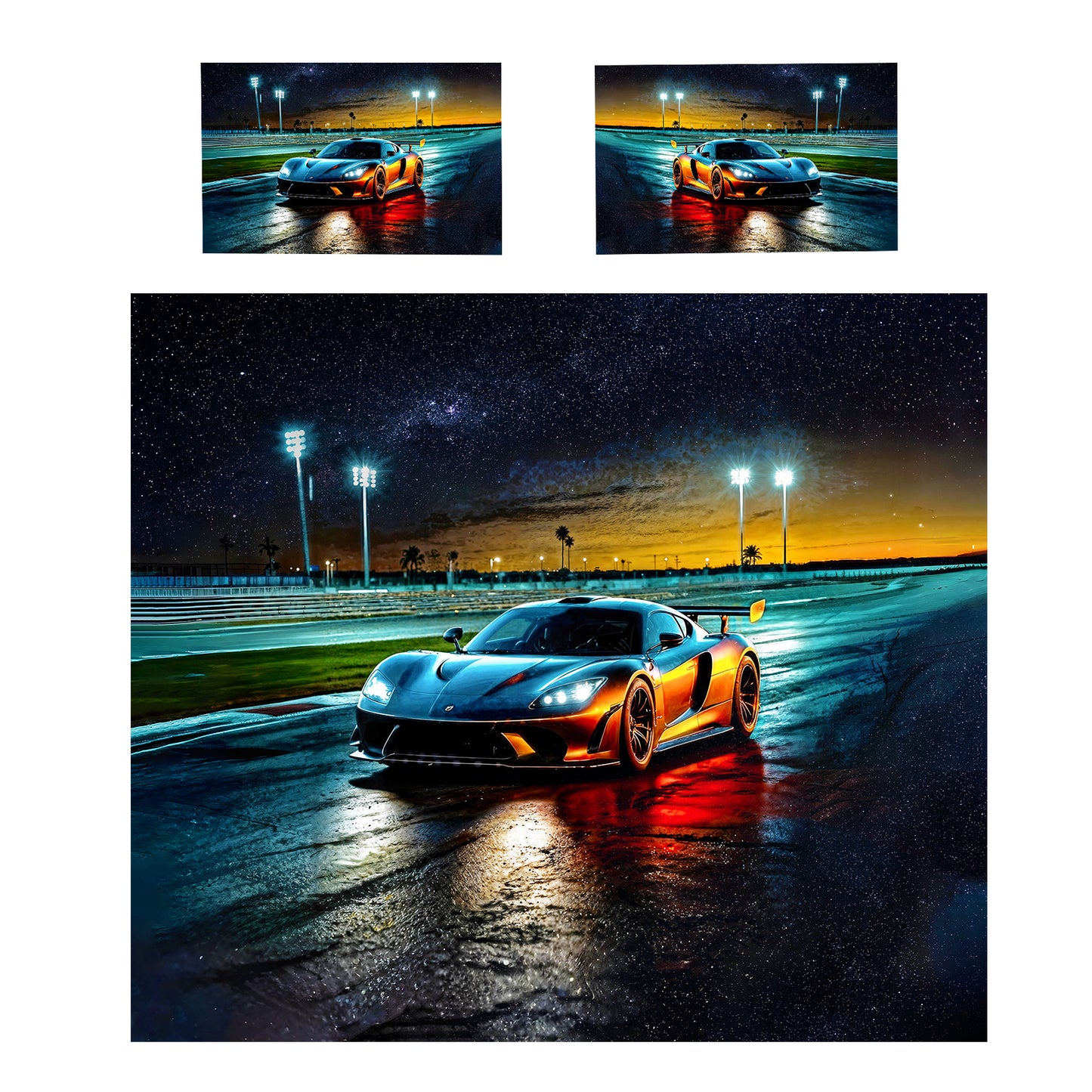 Race Car Duvet Cover Set