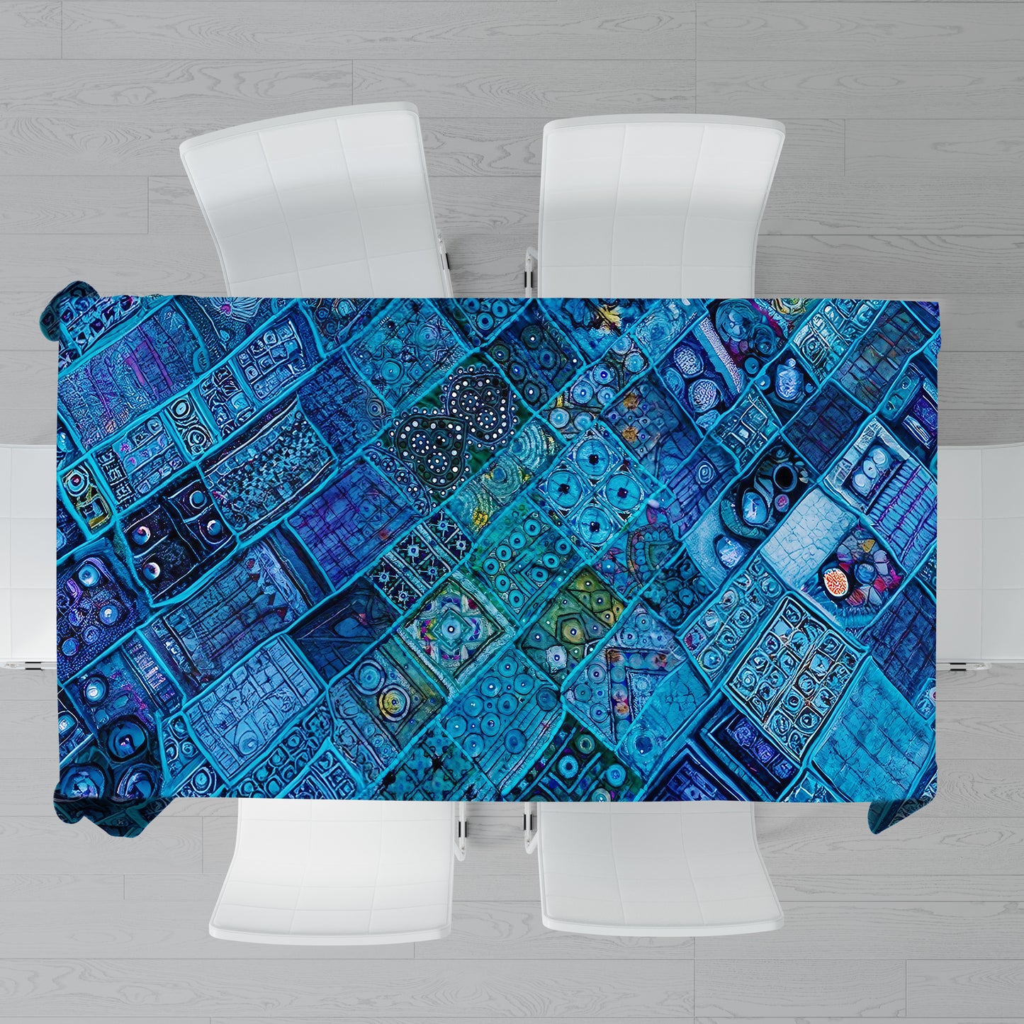 Rain Monsoon Rectangle Tablecloth