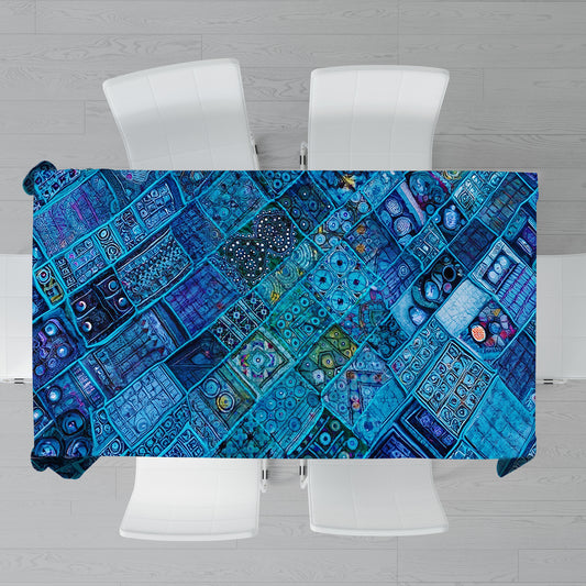 Rain Monsoon Rectangle Tablecloth