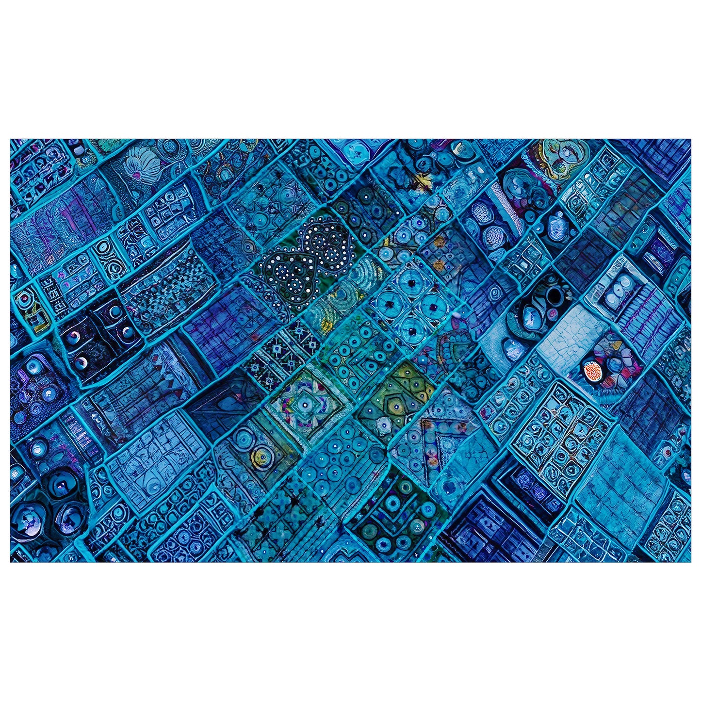 Rain Monsoon Rectangle Tablecloth