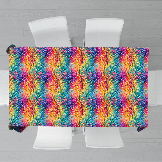 Fiery Foliage Rectangle Tablecloth