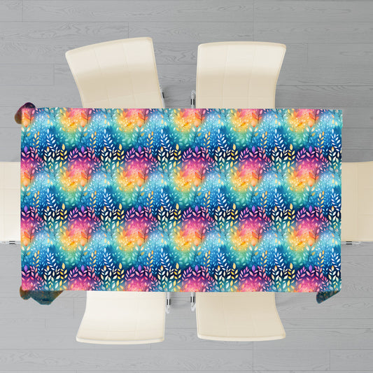 Colourful Foliage Rectangle Tablecloth