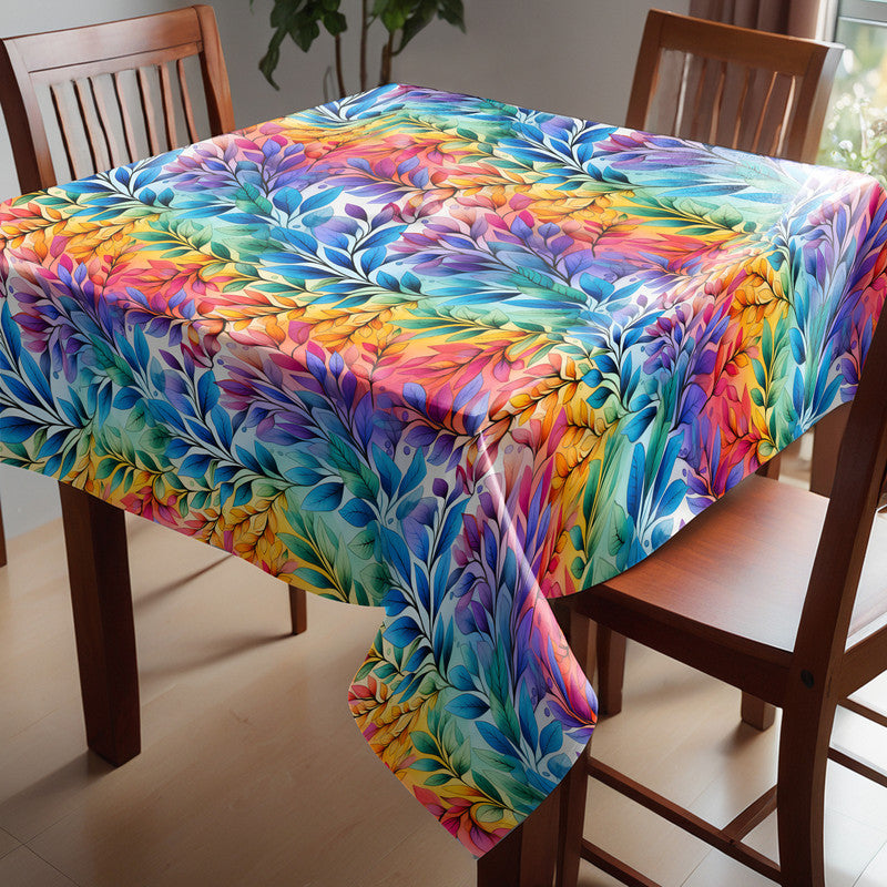 Bright Colour Foliage Square Tablecloth
