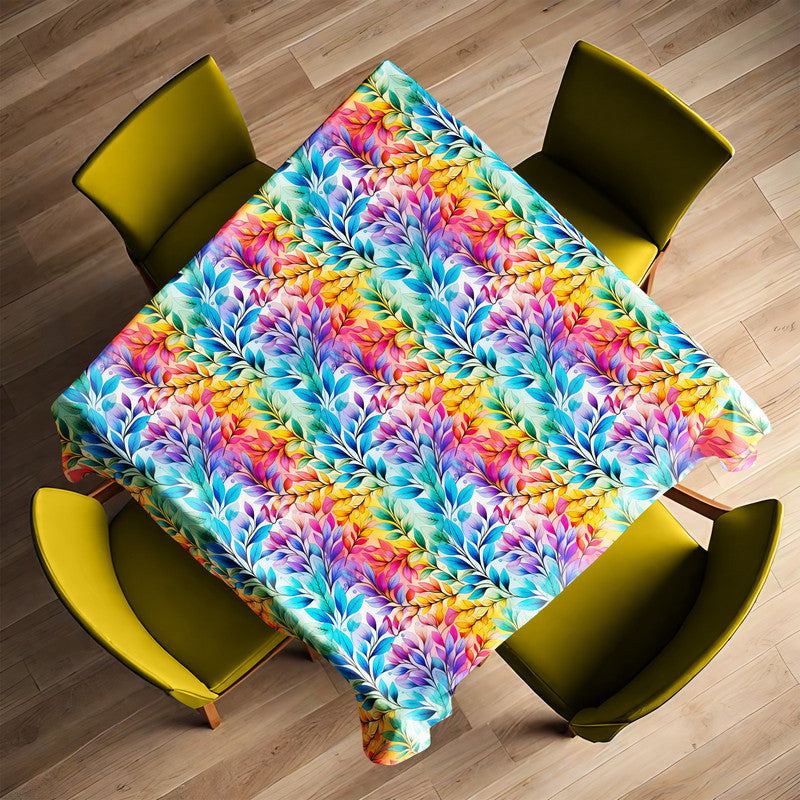 Bright Colour Foliage Square Tablecloth