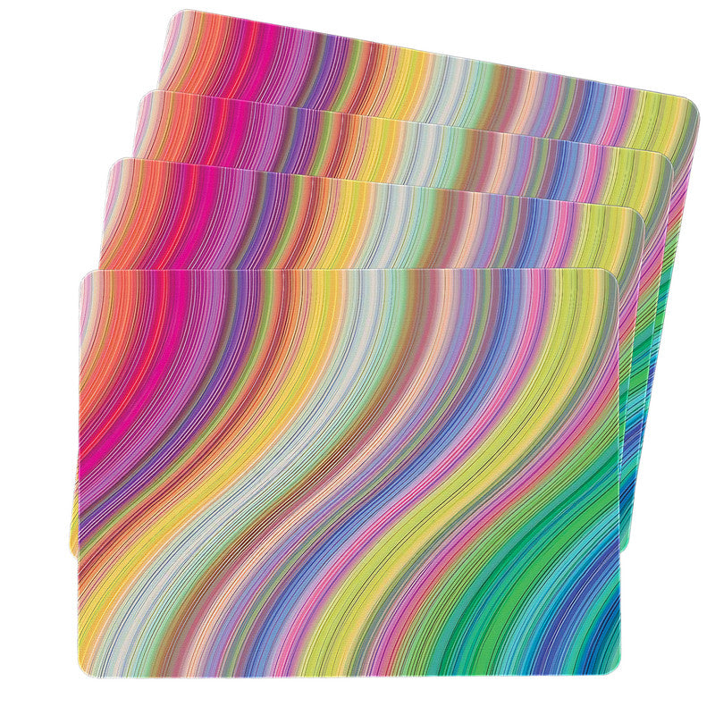 Rainbow Swirls Placemats