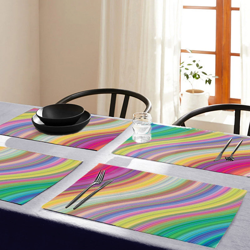 Rainbow Swirls Placemats