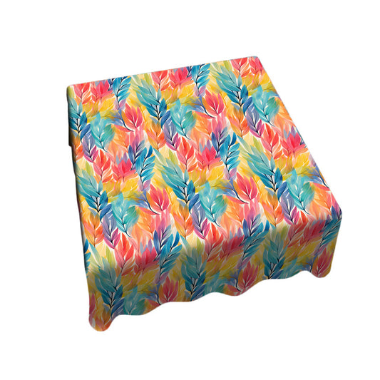 Rainbow Foliage Square Tablecloth