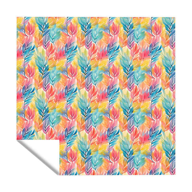Rainbow Foliage Square Tablecloth