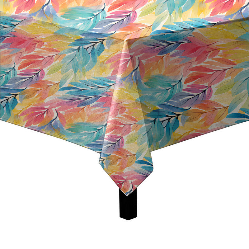Rainbow Foliage Square Tablecloth