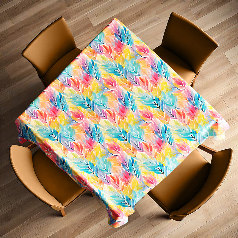 Rainbow Foliage Square Tablecloth