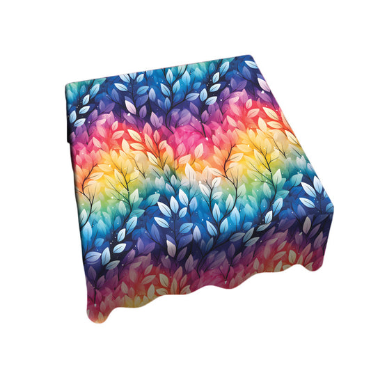 Rainbow Zigzag Square Tablecloth