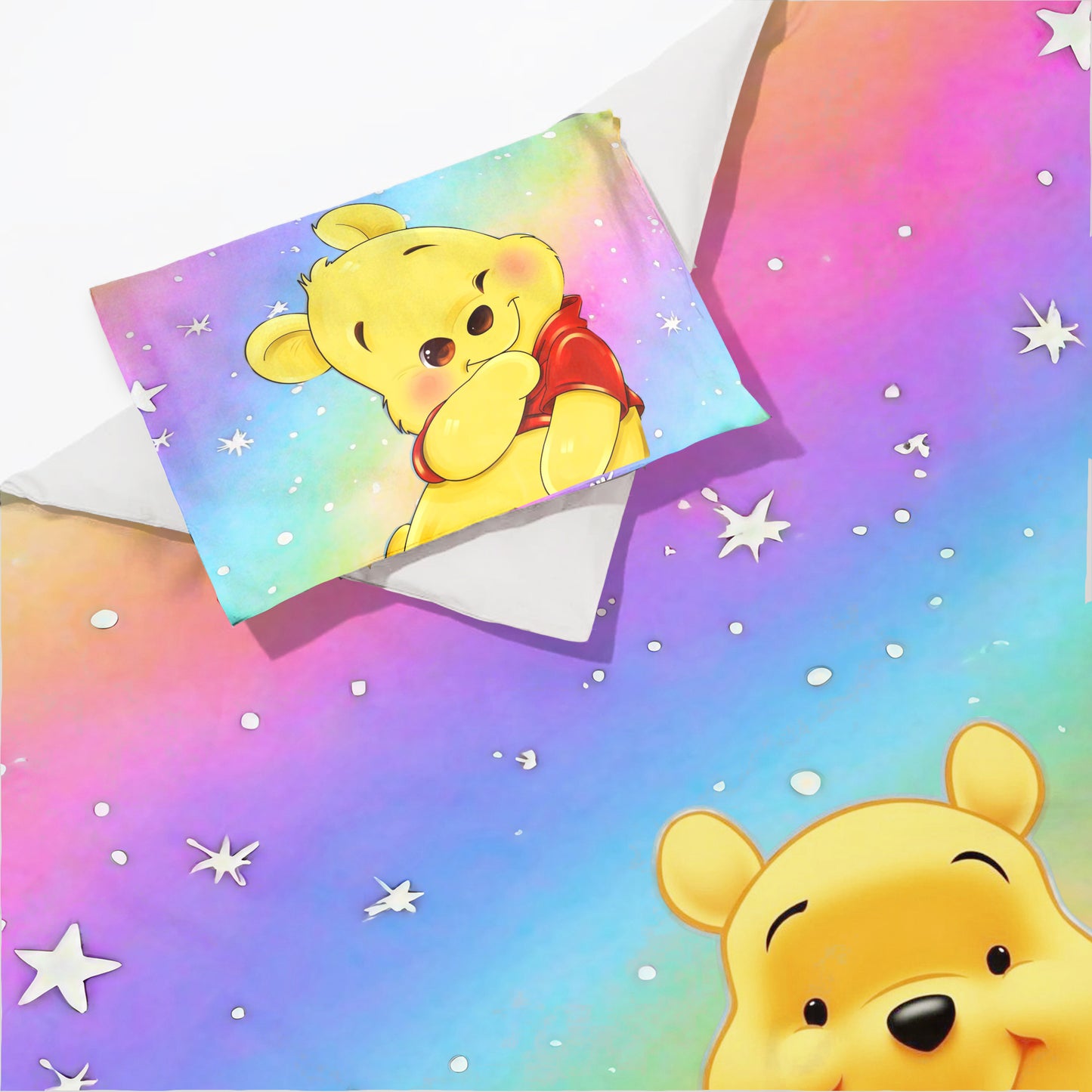 Rainbow Bear Cot Set