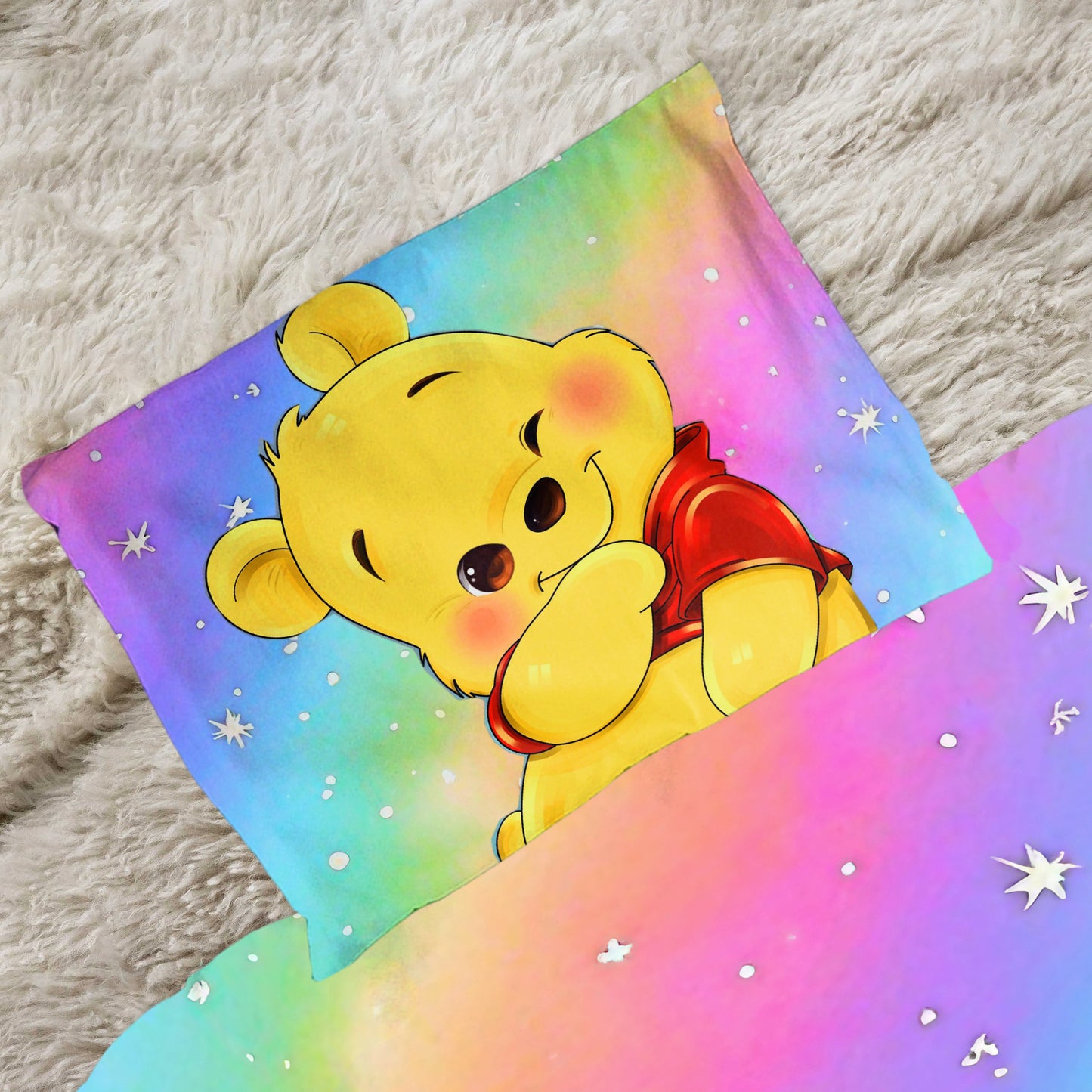 Rainbow Bear Cot Set