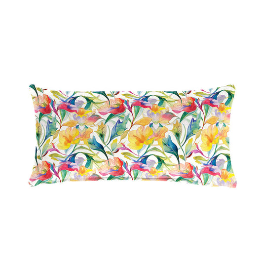 Red and Yellow Lilies Oblong Luxury Scatter