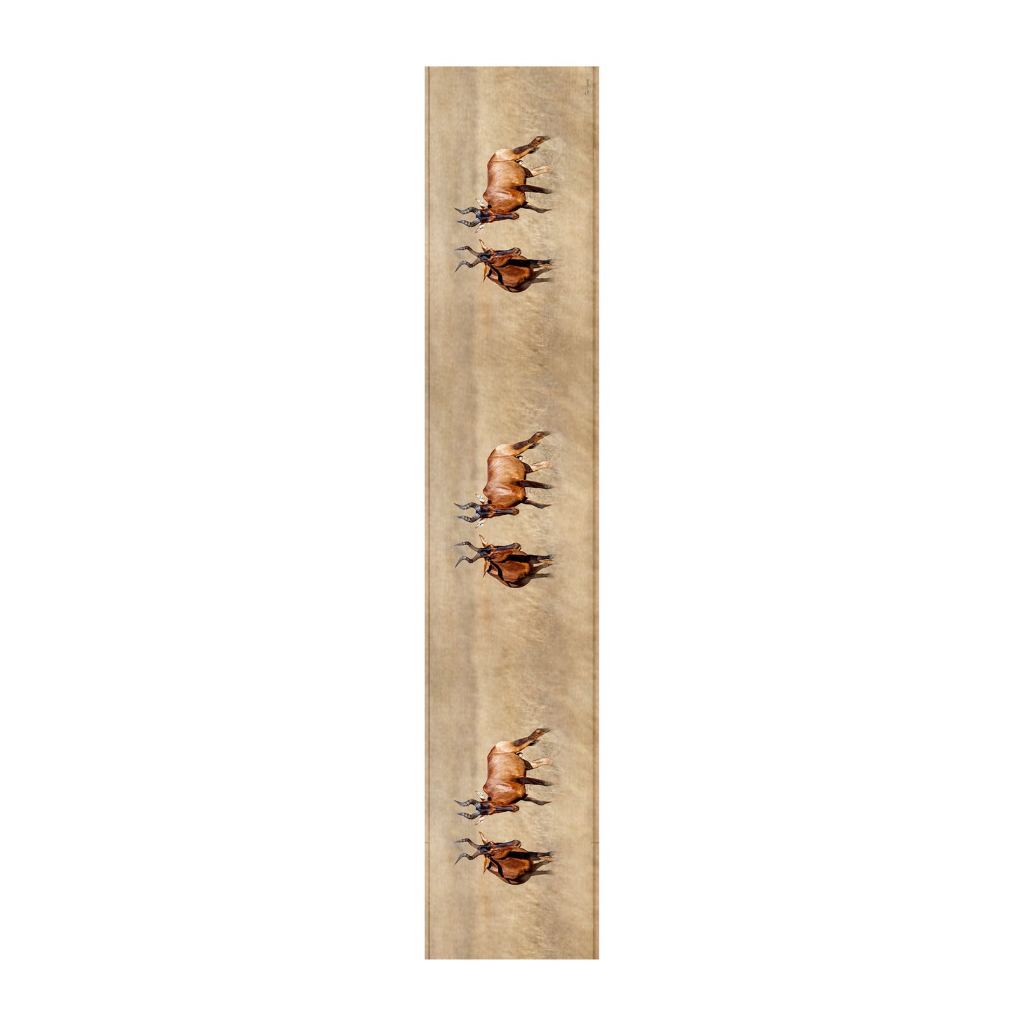 Red Hartebeest Table Runner by Fanie Heymans