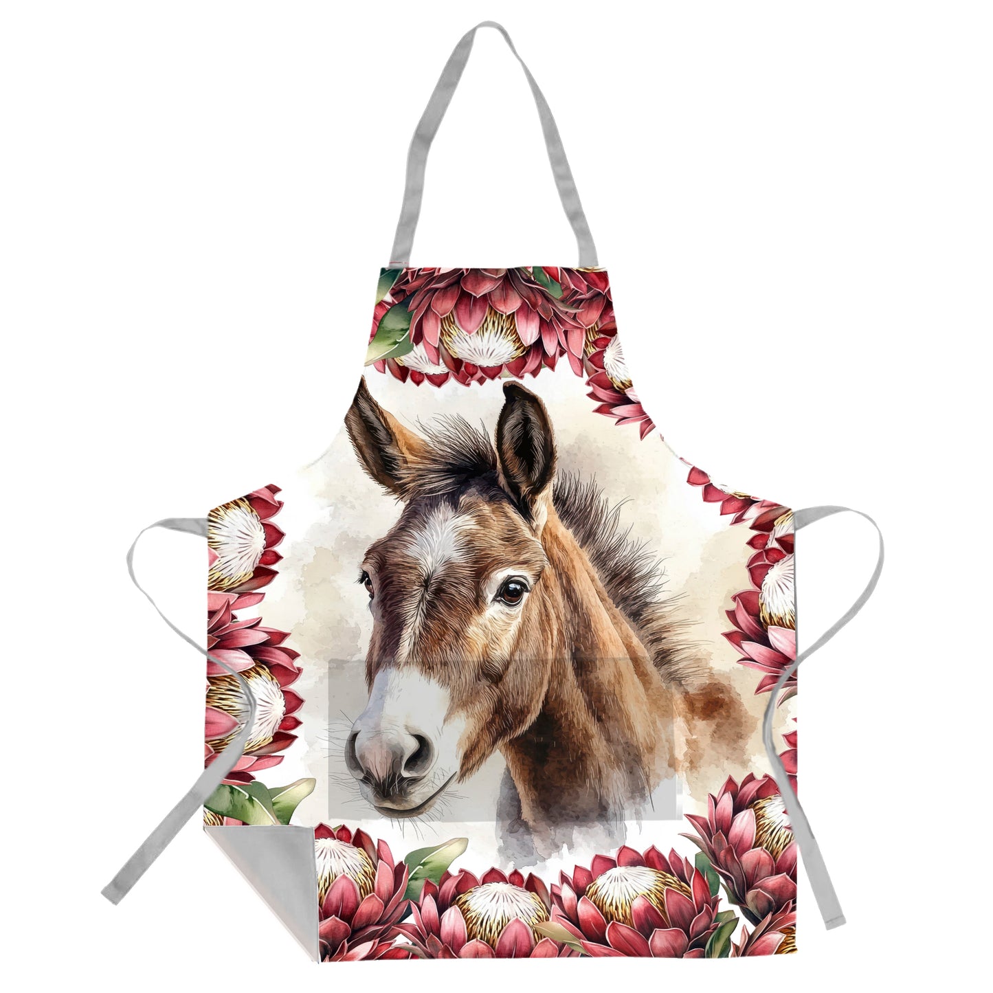 Red Protea Donkey Apron by Mark van Vuuren