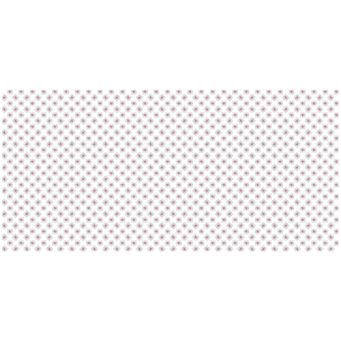 Red Rose on White Background 3m Rectangle Tablecloth