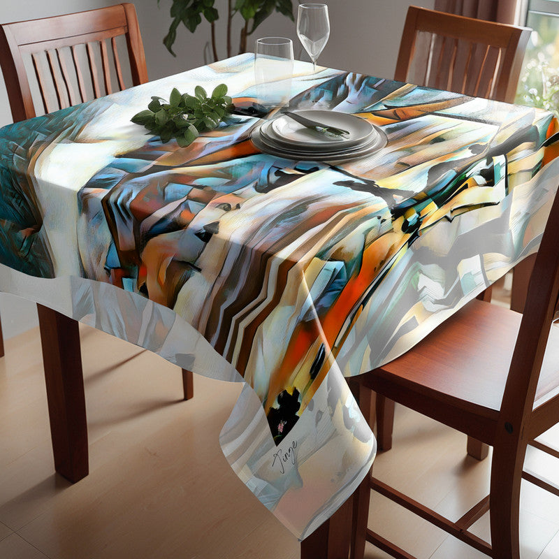 Reflecting Square Tablecloth By Jinge for Fifo