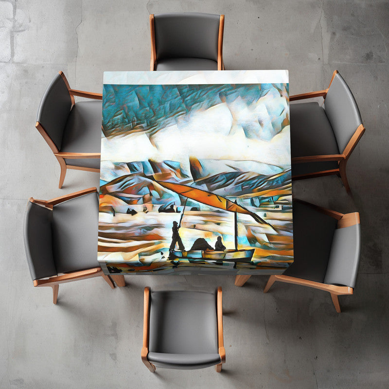 Reflecting Square Tablecloth By Jinge for Fifo
