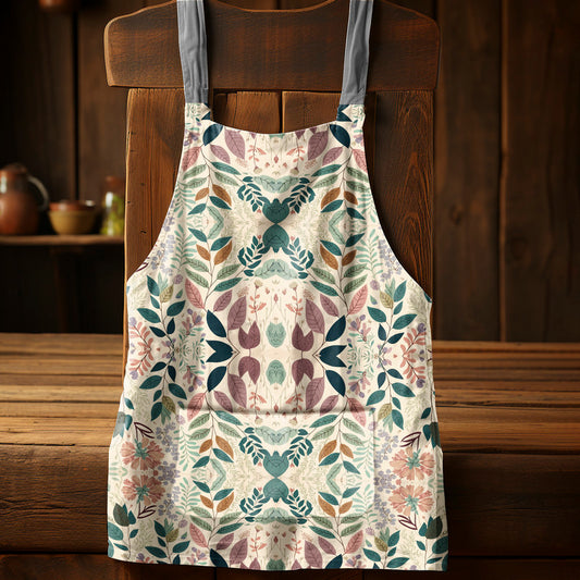 Reflecting Leaves Medium Length Apron