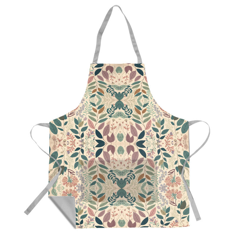 Reflecting Leaves Medium Length Apron