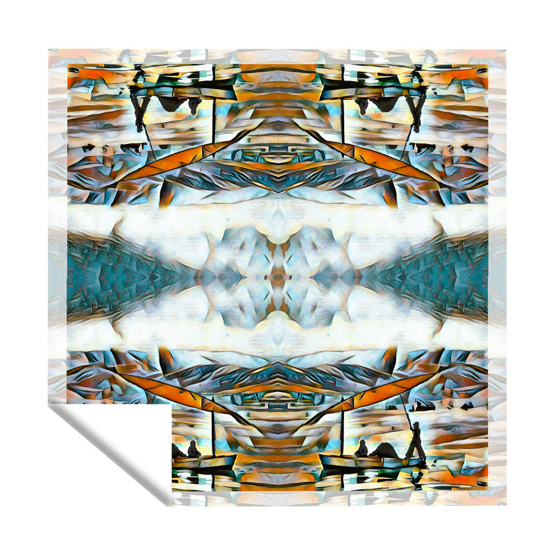 Reflecting Pattern Square Tablecloth By Jinge for Fifo
