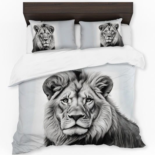 Regal Majesty Lion Duvet Cover Set by Nathan Pieterse