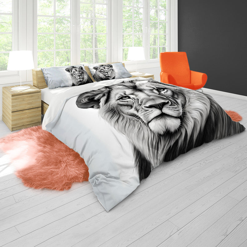 Regal Majesty Lion Duvet Cover Set by Nathan Pieterse