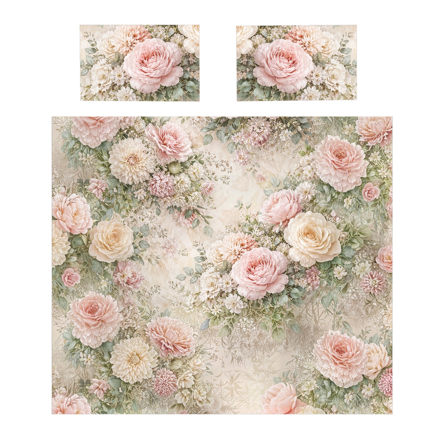 Renaissance Rose Duvet Cover Set