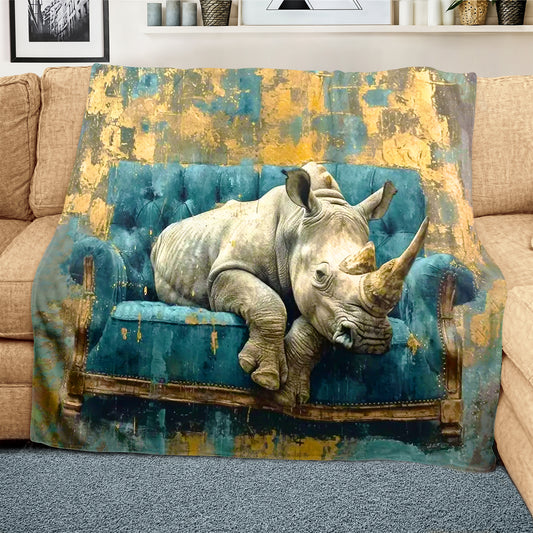 Rhino Chilling Light Weight Fleece Blanket